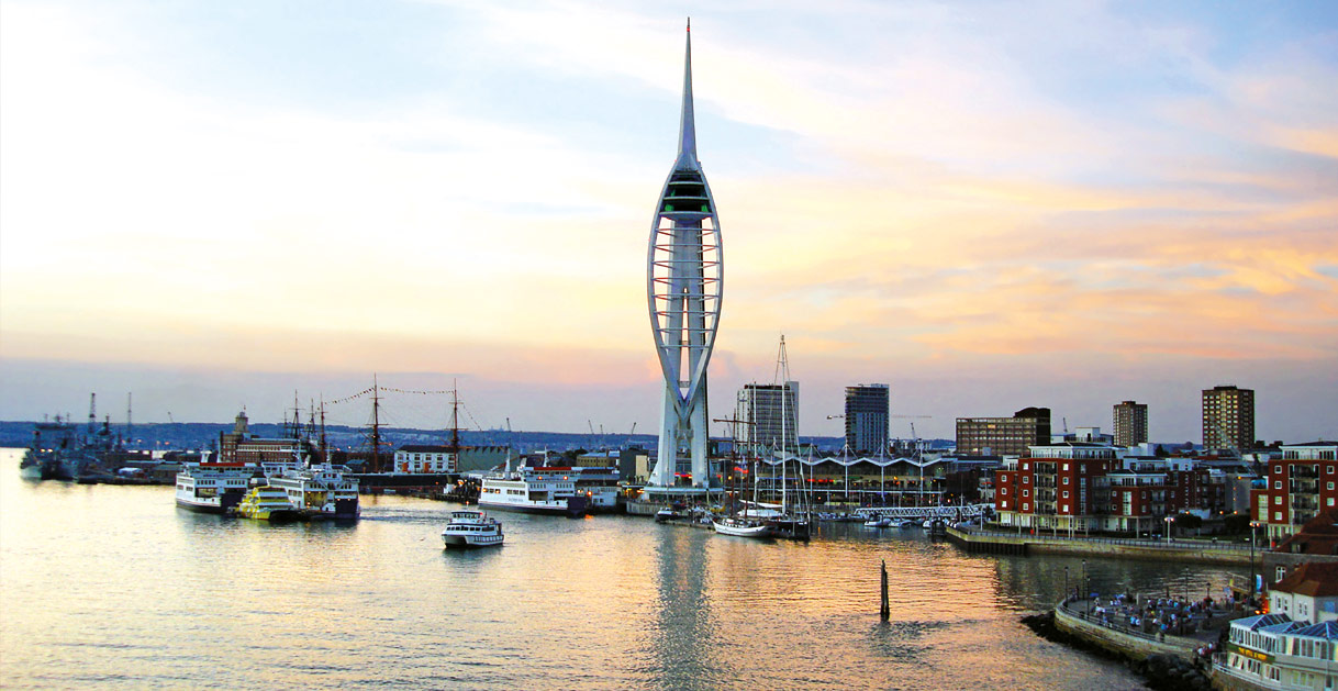 The Spinnaker Tower in Portsmouth